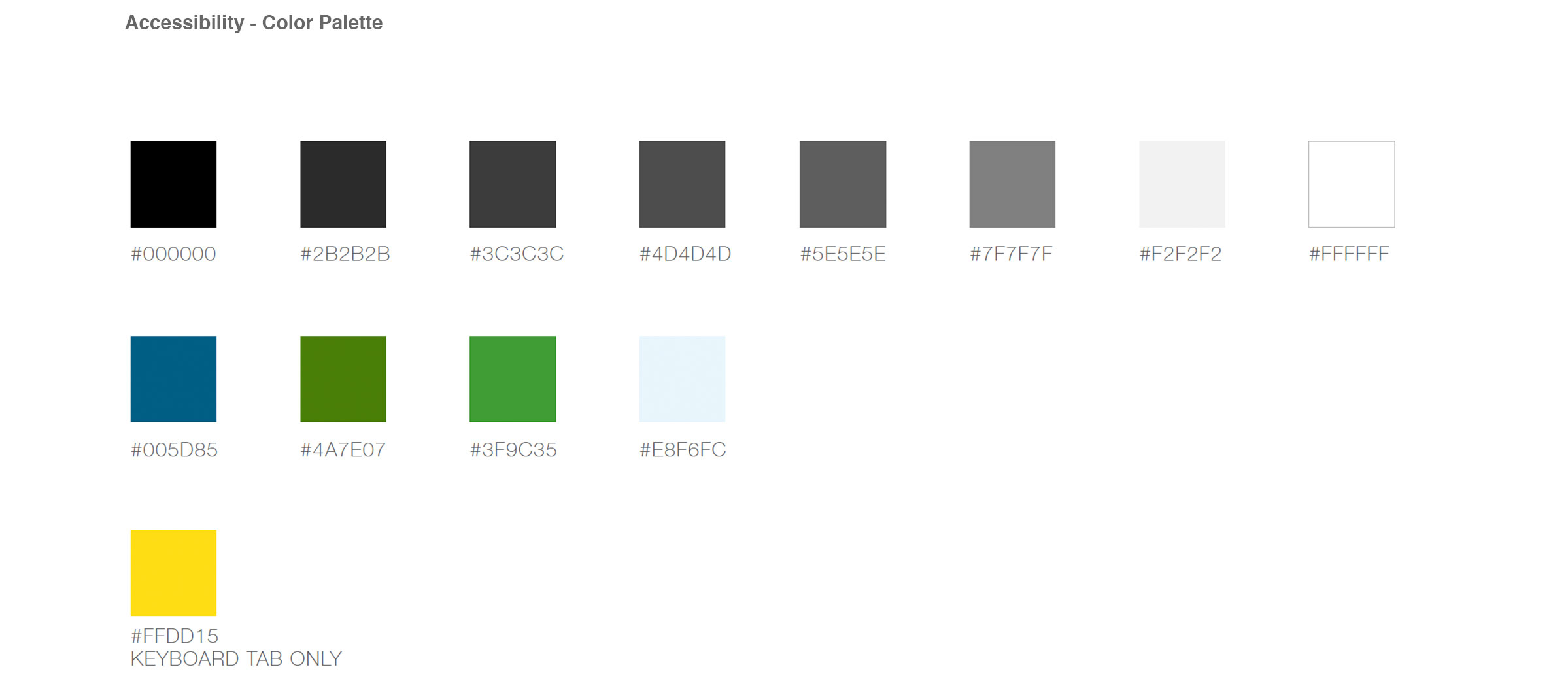 Accessibility Color